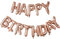 Ginger Ray Rose Gold Happy Birthday Ballon Party Hängende Wimpelkette Kein Helium benötigt, Rosa, Groß