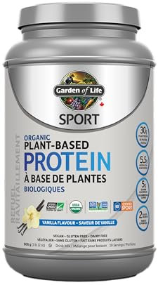 Garden of Life Sport Organic Plant Based Protein Vanilla, 806 G