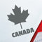 Auto Aufkleber Kanada Canada Ahornblatt Maple Leaf Urlaub Car 10x13 cm Grau Sticker Heckscheibenaufkleber