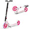 GOPLUS Scooter Kinder, Cityroller aus Aluminium bis zu 100kg, Kickscooter mit Schultergurt & LED Rädern, Tretroller klappbar & höhenverstellbar für Jungen & Mädchen ab 10 Jahren (Rosa)
