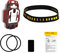 Armytek Crystal Kompakte Multifunktionslampe 4 in 1 mit weißem und rotem Licht Micro USB Aufladbarer (Rot)