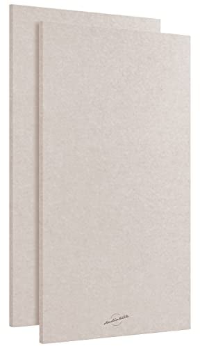 AudioSilk Panneaux Acoustiques, Lot de 2, Large, 116 x 58cm, Naturel