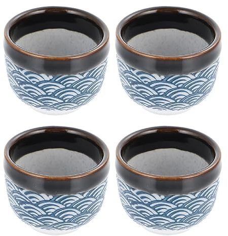 Yardwe 4pcs Wine Glass De Cafe Mug Sets Japanese Tea Mug Ceramic Saki Cup Japanese Tea Cup Asian Tea Cups Sake Mug Kit Sake Cup Ceramic Cups Household Sake Cups Concentrate