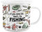 Enamel Camping Fishing Coffee Mug - 'If You Need Me… Don't, I'm Fishing' - Durable Hot Drinks Outdoor Cup for Travel Picnics Home Festivals Hiking
