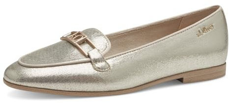 s.Oliver Damen Slipper Elegant Leicht, Gold (Champagne), 39