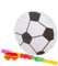 Fax Potato 3pc Fußball Pinata-Set mit Mehrfarbiger Stock & Augenbinde - Mexikanisch Kinder Mädchen Jungen Geburtstagsfeier Partys Spiele Dekorationsset