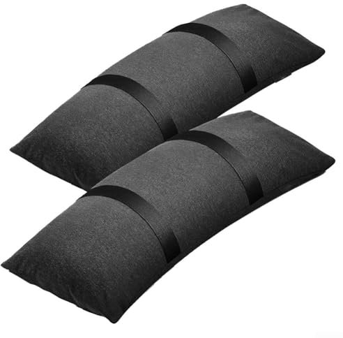 Bolsas de arena resistentes para estabilidad de sombrilla de patio, hechas de lona 600D, resistente a la intemperie, grandes aberturas de llenado