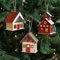 Weihnachtsdeko Holz Haus mit LED Leucht Beleuchtet,DIY Weihnachtsdorf Häuser Winterdorf Weihnachtlicher Zierschmuck Tischdeko Miniatur Haus Deko Weihnachtsartikel Weihnachtsschmuck (08)