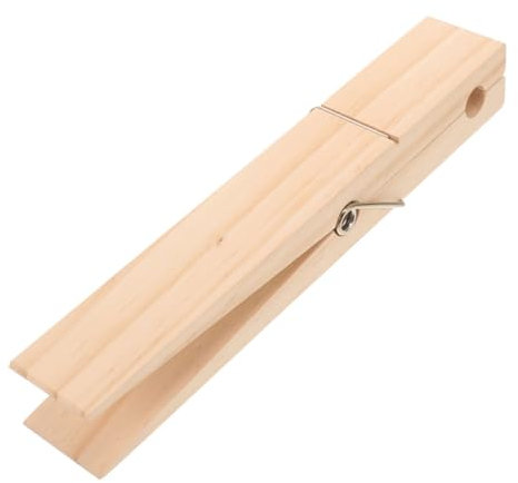 IMIKEYA Porte-Serviettes en Bois avec Pinces Extra Solides pour Serviettes De Plage Cintre À Linge pour Décoration Intérieure