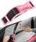 Zofory Ceinture Femme Enceinte Grossesse Sangle Grossesse, Ceinture Voiture Femme Enceinte Confort et Sécurité Réglables, Convient aux Femmes Enceintes, Protection Abdominale (Rose)