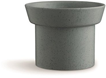 Kähler, Designer Übertopf aus Steingut in Grün, Ø17 cm