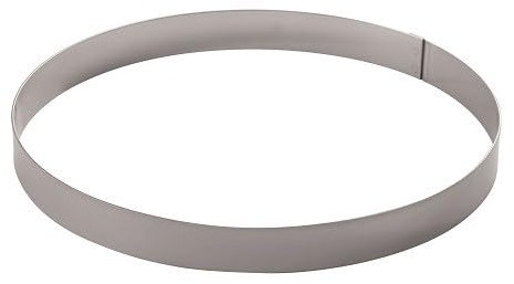 Martellato Edelstahl Speichen Felge Form Kuchen Ring, grau, 200 x 20 mm