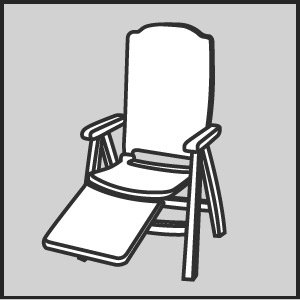 Adlatus-Kühnemuth Polsterauflage Gartenstuhlauflagel Modell 140 (175x50 cm Relaxliegenauflage)