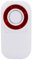 Olympia 6115 Sirene, kabellos, für den Außenbereich, 105 dB, IP54, Rot, Weiß, 420 g