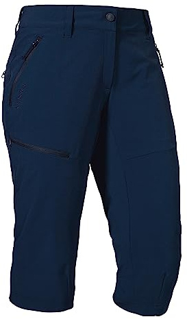 Schöffel Damen Pants Caracas2, leichte und kühlende Wanderhose aus elastischem Stoff, vielseitige Outdoor Hose mit optimaler Passform und praktischen Taschen, dress blues, 52
