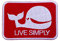 Aufnäher zum Aufbügeln, Motiv: Live Simply Patch The Expendables Whale