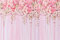 220x150cm Pink Rose Glyzinien Hintergrund ideal als Hochzeit Brautdusche Mädchen Geburtstag Valentinstag Party Decor Hintergrund Econ Vinyl Material D-9354-H