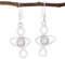 joyas plata attraktiver regenbogen mondstein eine edelsteine runde form cabochon einzigartiger ohrring aus sterlingsilber