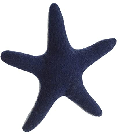 Hundespielzeug Skagen Seestern, grau/blau 20 cm