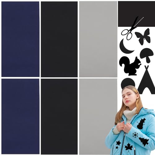 MoK 6 Stücke Reparatur Patches Selbstklebende, Repair Patch, wasserdichte Reparatur Patches, für Kleidung, Daunenjacke, Zelten, Tasche, Regenmänteln