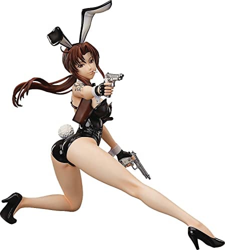 FREEing Merchandising Licence Black Lagoon Statuette PVC 1/4 Revy Bare Leg Bunny Version 35 cm