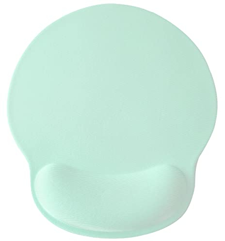 AOKSUNOVA Tapis de Souris Ergonomique avec Coussinet en Gel Tapis de Souris avec Repose-Mains en Gel Mint Vert