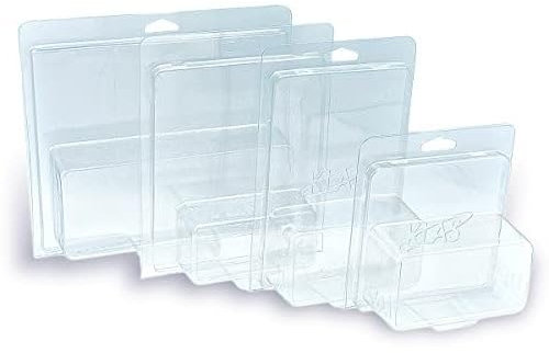 KLAS 10 Piece Car Keepers Hot Wheels Selection Box - INCLUDES 3x Short Card, 3x Long Card, 2x Premium Car Culture & 2x Team Transport Crystal Clear Stackable Protective Clamshell Display Cases.