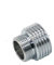 Silber 1/2 Auf M16 M18 M24 M28 Außengewinde Stecker Messing Wassersparer Wasserhahn Adapter für Badezimmer Küchenarmatur Armaturen-M16 x 1I2