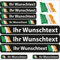 INDIGOS UG® Namensaufkleber Sticker - Flagge wehend - Land Irland - 13 Fahnenaufkleber - Aufkleber mit Namen & Wunschtext - Fahrrad - Auto - Motorrad - individuell personalisiert