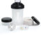 VECH Protein Shaker Bottle -16oz Shaker Cup - 500ml Shaker Bottle for Protein Shakes with Mixing Ball - Leak Proof GYM Shaker Bottles for Workout with Supplement Storage & Pill Tray -Bpa Free （White）