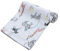 Babydecke Krabbeldecke 75x100cm doppelseitig multifunktional Minky Kuscheldecke für Kinderwagen Ihr Baby Erstlingsdecke Spieldecke Puckdecke Geschenk zur Geburt Erstausstattung (Grau)