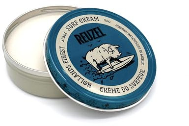 Reuzel Surf Cream, Matte Cremepomade für Männer, flexible Stylingcreme mit leichtem Halt, 95 g