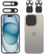 EYSOFT Privatsphäre, kompatibel mit 15 Pro/iPhone 15 Pro Max mit Frontkamera-Abdeckung, schützt Privatsphäre und Sicherheit, beeinträchtigt Aber Nicht die Gesichtserkennung (2 Stück)