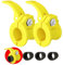 ZY-HUAN Langhantel-Klemmen, Einstellbare Größe Hantel Verschluss 30mm 28mm 25mm 23mm Schnellspanner-Gewicht-Clips,schnellverschlüsse hantelstange für Crossfit, Gewichtheben, Profi-Training (Gelb)