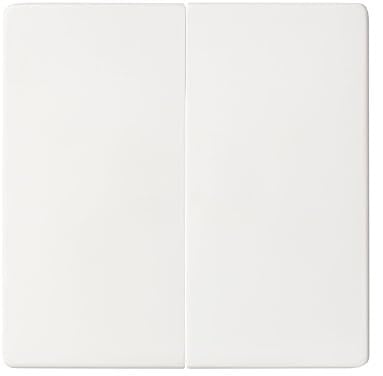 SIMON - Tecla Doble para Interruptor o Conmutador, Serie 82 Concept, Compatible con Series de Mecanismos 75, 31, 82 y 88, Fácil de Instalar, Efecto Mate Antihuellas, Color Blanco