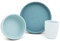 Done by Deer Stick&Stay Geschirr-Set Deer friends Blau - Kinderteller, Schüssel und Trinkbecher aus 100% Silikon in Lebensmittelqualität