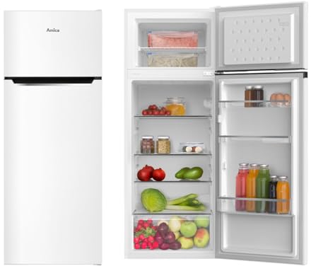 Amica DT 374 170 W Kühl-Gefrierkombination 211L EEK D 144cm automatisches Abtauen Kühlschrank (Weiß)