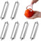 6 Stück Gemüseschäler Ersatzklinge, Kartoffelschäler Ersatzklinge für Flachschliff Profischäler, Sparschäler Ersatzklinge, Schäler küche, Extra Scharf Klinge/Zweischneidig