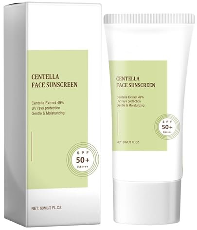 Sonnenschutz LSF 50,Sonnenschutz mit LSF | Nicht fettende Sonnencreme für das Gesicht 60 ml - LSF50 + Langzeit-Sonnenschutz, Hautcreme, Hautfeuchtigkeitscreme für Gesicht, Hals, Körper