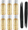 HSKRKOW 6 Flasche Blattgold Essbar Für Torten, Gold Folien Flocken Blattgold,Mit 2 Pinzette,Blattgoldflocken Folie Cupcake Cake Topper Für Decoration Kitchen Mousse Cake Decoration Diy Künstlerbedarf