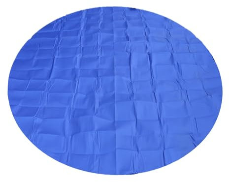 Pool-Auskleidung – Aluminiumfolie, Schwimmbad-Tuch, dicke, wasserdichte Pool-Bodenmatte, runde Pool-Folien, robuste Bodenauskleidung, Unterlage, faltbare Schwimmbadmatte für den Boden