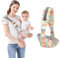 Babytrage Tragegurt für Babyschale, Verstellbare Babytrage Auf Einer Schulter Ergonomische Praktische Tragbar Baby Tragegurt, Babys Von 3 Bis 36 Monaten (Grau)