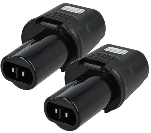 vhbw 2x batteria sostituisce Dewalt DE9054, DE9054-XJ per utensile elettrico (3300 mAh, NiMH, 3,6 V)