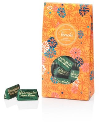 Venchi - Collezione Murrine - Confezione Regalo con Cioccolatini Gianduiotto Antica Ricetta, 300 g - Con Nocciola Piemonte IGP - Idea Regalo - Senza Glutine