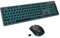 Wireless Keyboard and Mouse RGB Backlit Combo, Slim & Quiet, Rechargeable, Light Up, Jiggler Mouse, Tilt Angle, 2.4GHz Silent Keyboard Mouse for Mac Windows PC Computer, Laptop, Desktop (Space Gray)