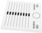 Healeved 1pc Eyelash Grafting Plate Professional Beautify Gasket for Salon Use Smooth Easy to Clean for Eyelash Extension and Splitting