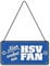 Hamburger SV HSV Blechschild Schild Wandschild Türschild ** Kordel ** in 10 x 20 cm