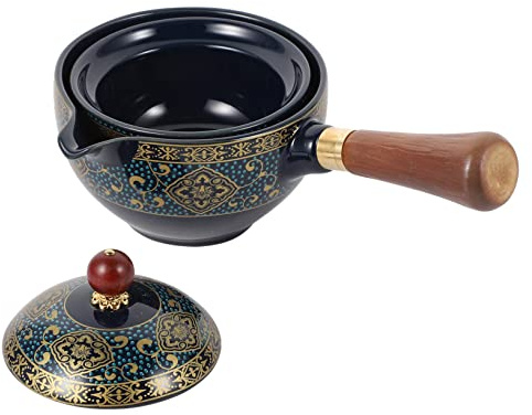 VALICLUD Teiera in con Laterale e Teiera Singola per e Ristoranti Design Unico e Superficie Liscia in Colore