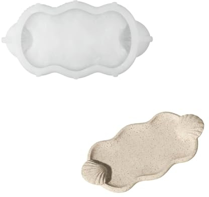 La Isla Bonita Meer Schatz Tray Silikon Form Trinket Ornament Halter Beton Form Silikon Zement Formen für Zement Beton DIY Home Dekoration