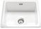 RAK Ceramics Gourmet Sink 6 Inset/Undermount 1.0 Bowl White Ceramic Kitchen Sink